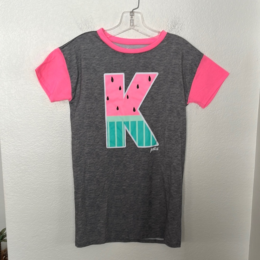 JUSTICE WATERMELON🍉T-SHIRT GIRLS SZ 12 EXCELLENT CONDITION!
